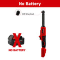 Extended Electric Ratchet Wrench 3/8" Drive 18V Brushless High Torque 80 N·m (0–85 ft·lb) Cordless