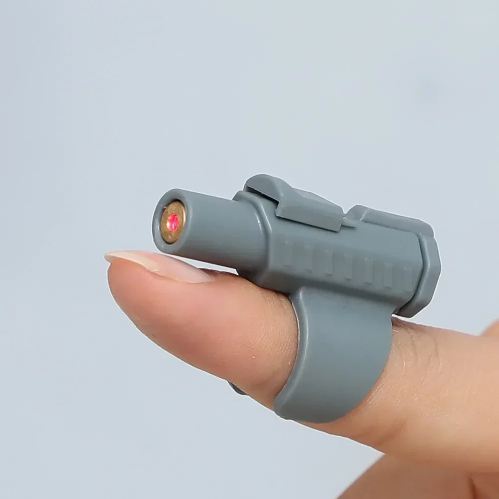 Portable Mini Laser Cat Toy Finger Sleeve Interactive Infrared Teaser for Cats