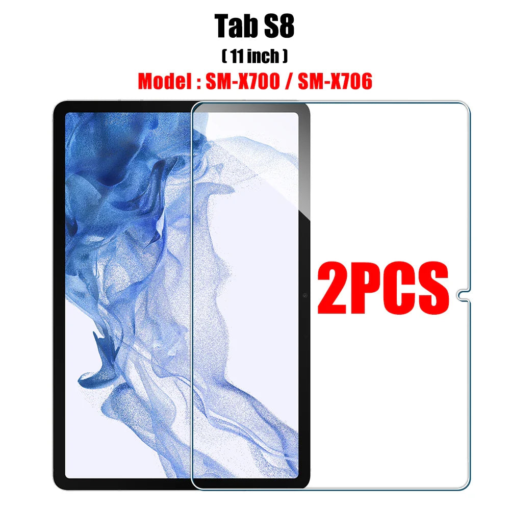 2-Pack Tempered Glass Screen Protector for Galaxy Tab Tablets – 10.8 inch (27.4 cm), Anti-Scratch Bubble-Free Film