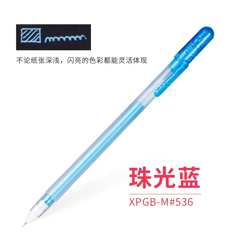 White Opaque Gel Pens 3-Pack – Fine 0.5mm, Medium 0.8mm, Bold 1.0mm for Journaling, Art & Drawing