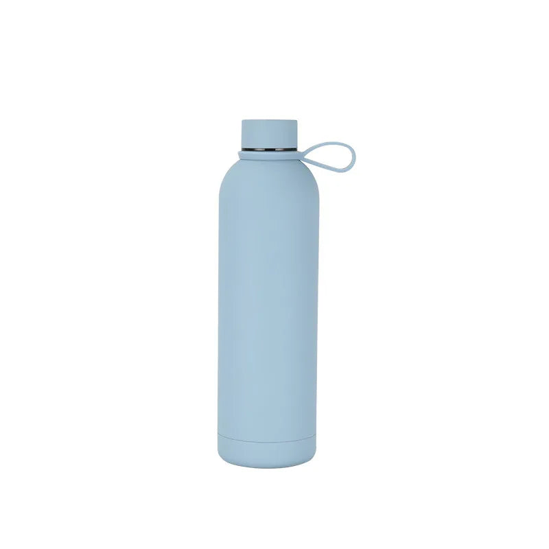 Personalized Stainless Steel Vacuum Water Bottle 17oz (500ml), Custom Name Laser Engraved Sports Tumbler