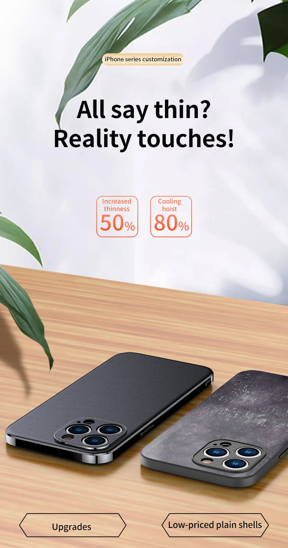 Genuine Cowhide Leather Phone Case for iPhone 16 15 11 12 13 14 Pro Max Luxury Plating Shockproof Lens Protection Back Cover