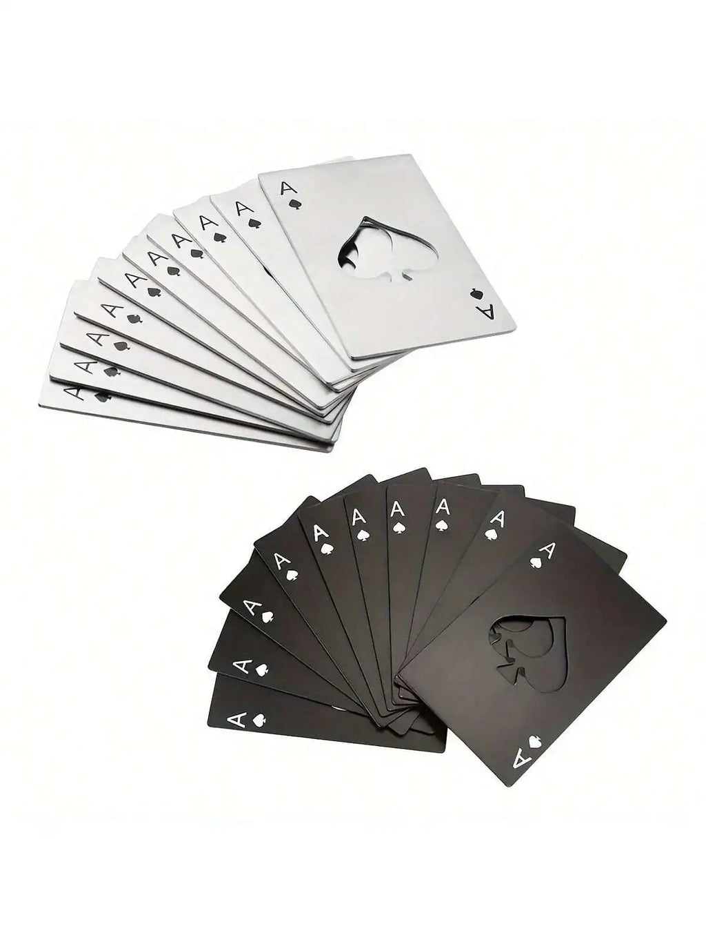 Stainless Steel Playing Card Bottle Opener (Spade Design) – Slim Credit Card Beer & Wine Opener