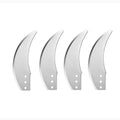 Replacement Farming Chopper Blade 8.5 cm (3.35 in) Stainless Steel Alloy — 8mm/12mm Fit for Vegetable & Fruit Cutters