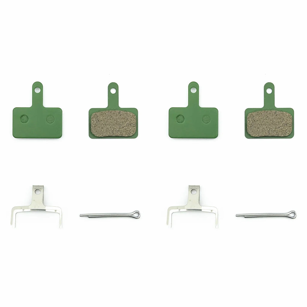 2/4/12-Pair Hydraulic Disc Brake Pads for Mountain Bikes — Resin, Semi-Metal & Ceramic Options