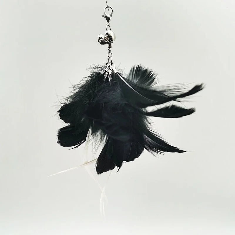Interactive Feather Cat Toy – Feather Teaser for Cat Play & Exercise
