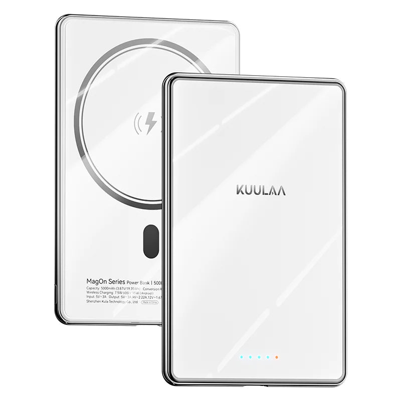 Magnetic 5000mAh Slim Wireless Power Bank 20W Fast Charger MagSafe-Compatible Portable Charger for iPhone
