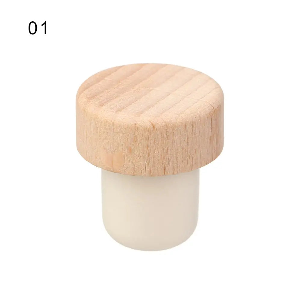 Silicone Wine & Champagne Bottle Stopper Vacuum Sealer Plug for Wine, Beer, Bar & Kitchen (6 x 6 x 3.5 cm / 2.36 x 2.36 x 1.38 in)