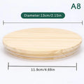 Handmade Pine Wood Jar Lid with Silicone Seal – Airtight Wooden Cover for Jars, Mugs & Candle Cups, Fits 52–130 mm (2.05–5.12 in)