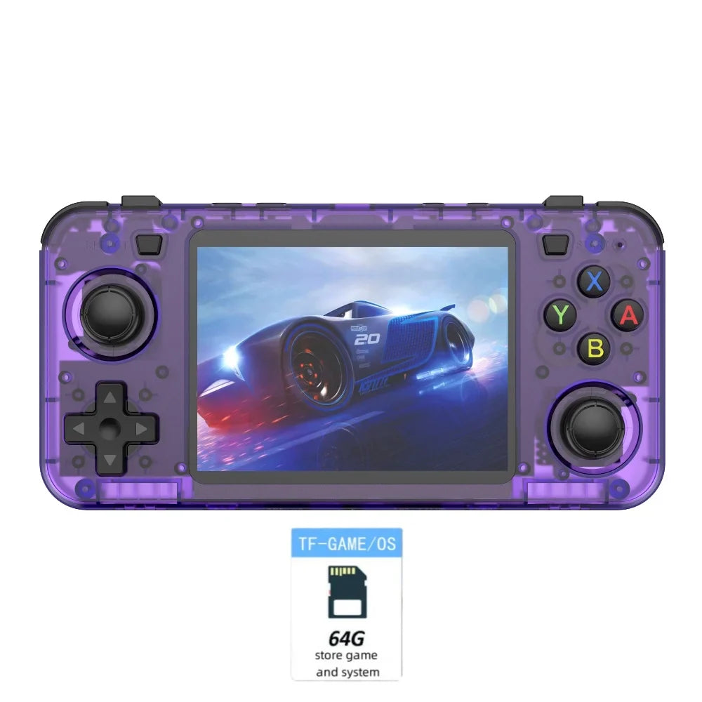 Horizontal Retro Handheld Game Console 3.5-inch (8.9 cm) Portable Pocket Player 64GB - 15,000+ Classic Games