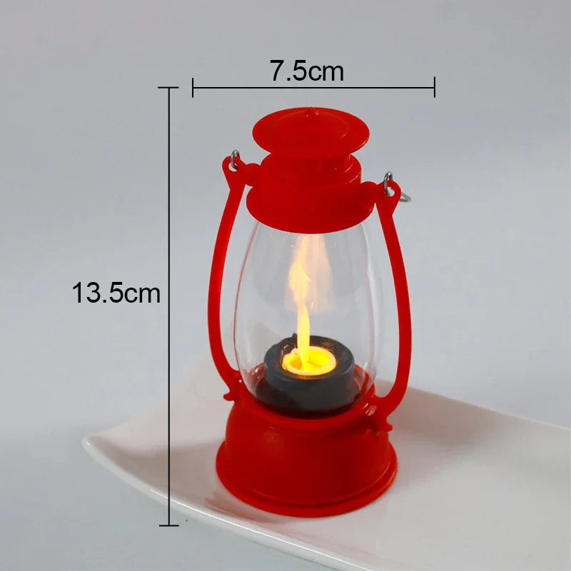 Calcifer Flameless LED Night Light Cartoon Kerosene Lamp Retro Decorative Bedside Candle