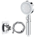 Wall-Mount Bathtub Mixer Faucet with Handheld 3-Mode Shower — Chrome, 1/2-inch (12.7 mm), 150 cm (59 in) Hose