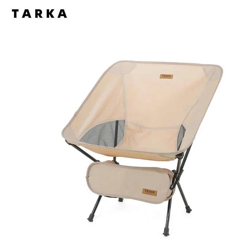 Ultralight Foldable Camping Chair – Portable Backpacking Moon Chair for Beach, Picnic & Fishing (900 g / 2.0 lb, 1-Pack)