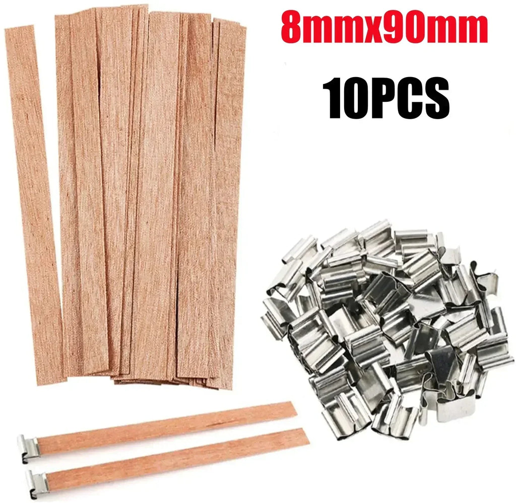 DIY Wooden Wick Candle Kit – Soy & Paraffin Wax Aromatherapy Candle Making Guide