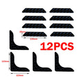 Non-Slip Rug Corner Pads - Reusable Washable PU Carpet Grippers Anti-Curling Adhesive for Rugs & Mats