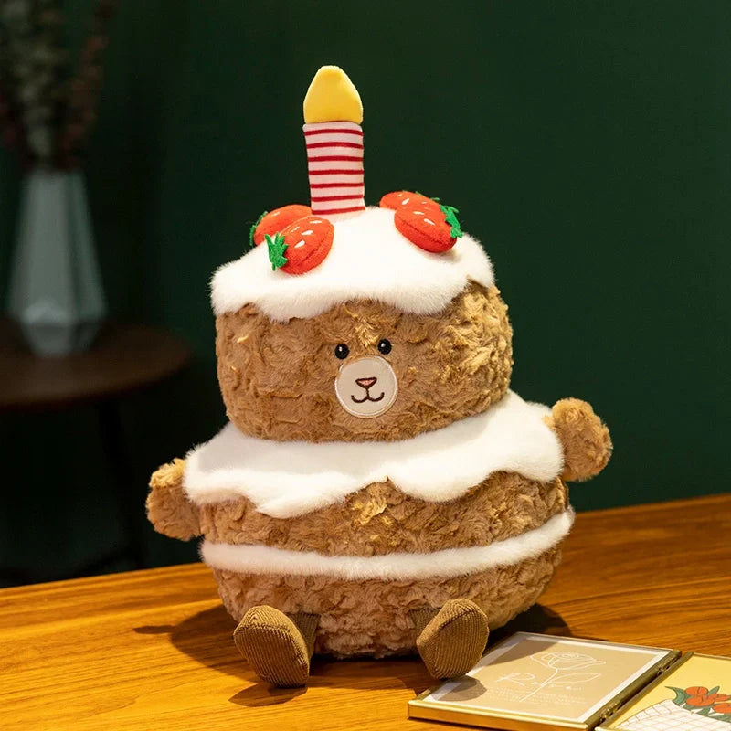 Cartoon Egg and Toast Plush Pillow Breakfast Stuffed Doll Cute Food Plush Gift