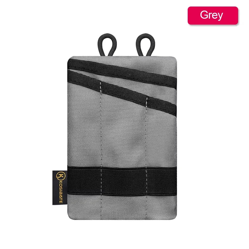 Mini Tactical EDC Waist Pouch Canvas Belt Bag - Card, Key & Coin Organizer 5.7 x 3.7 in (14.5 x 9.5 cm)
