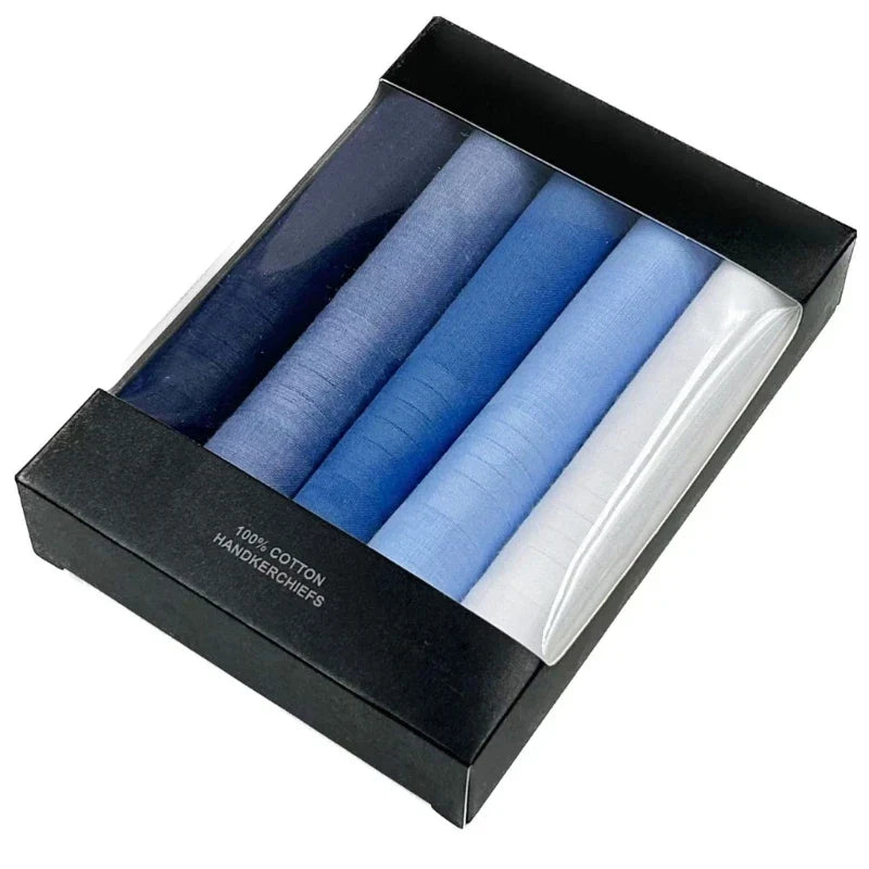 Soft Absorbent Pocket Handkerchiefs - Cotton-Feel 40x40cm (15.75x15.75in) - Solid Color 5pc/15pc Set
