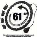 Adjustable Detachable Fitness Hoop – 2-in-1 Waist Training & Pilates Hula Hoop