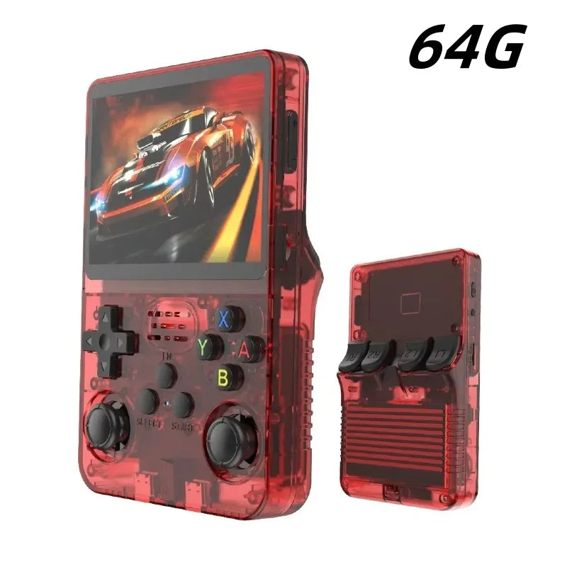 Retro Handheld Game Console 3.5-inch (8.9 cm) IPS — 15,000+ Games, 64/128GB Storage, Linux Pocket Player, 3000mAh Battery