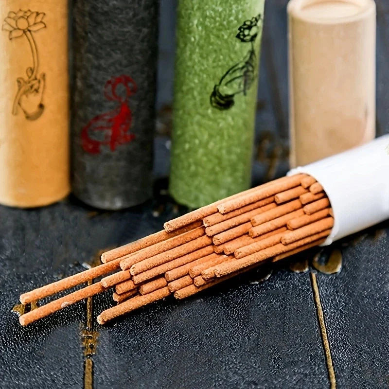40-Pack Sandalwood-Scented Incense Sticks — Home Aromatherapy, Meditation & Ceremony