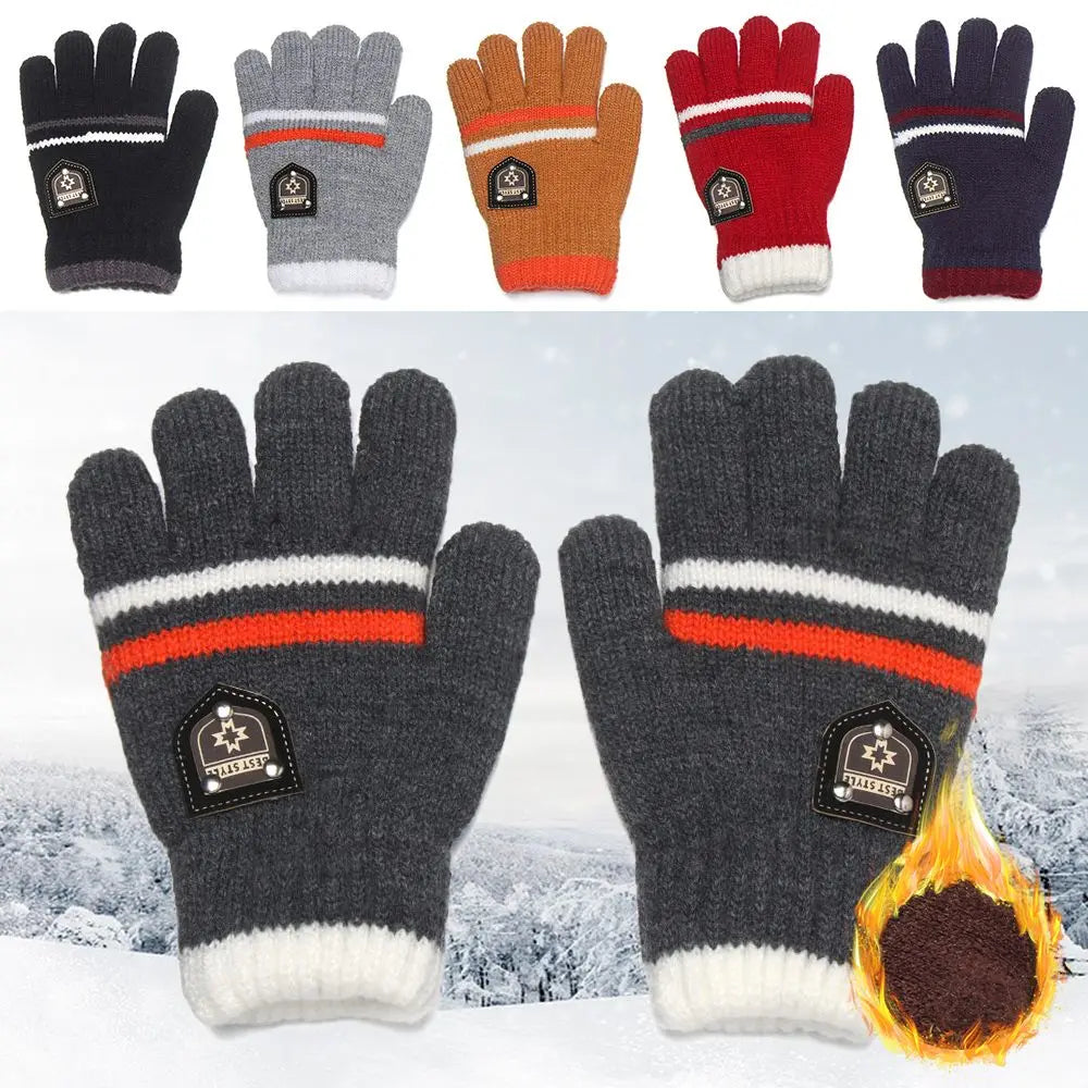 Kids Waterproof Ski Gloves – Insulated Winter Gloves for Boys & Girls (Ages 5–10)