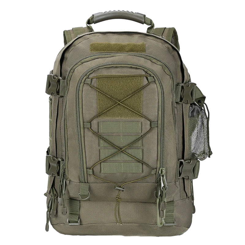 Expandable 40-65L Tactical Backpack – Military Molle Hiking & Camping Rucksack, Water-Resistant Travel Pack