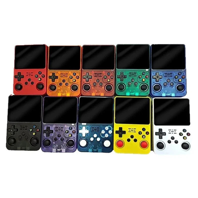 Retro 3.5-inch (8.9 cm) Handheld Game Console - ArkOS Portable Pocket Gamer, 64GB/128GB (1500/3000 Games), Mini HDMI, USB-C Charging