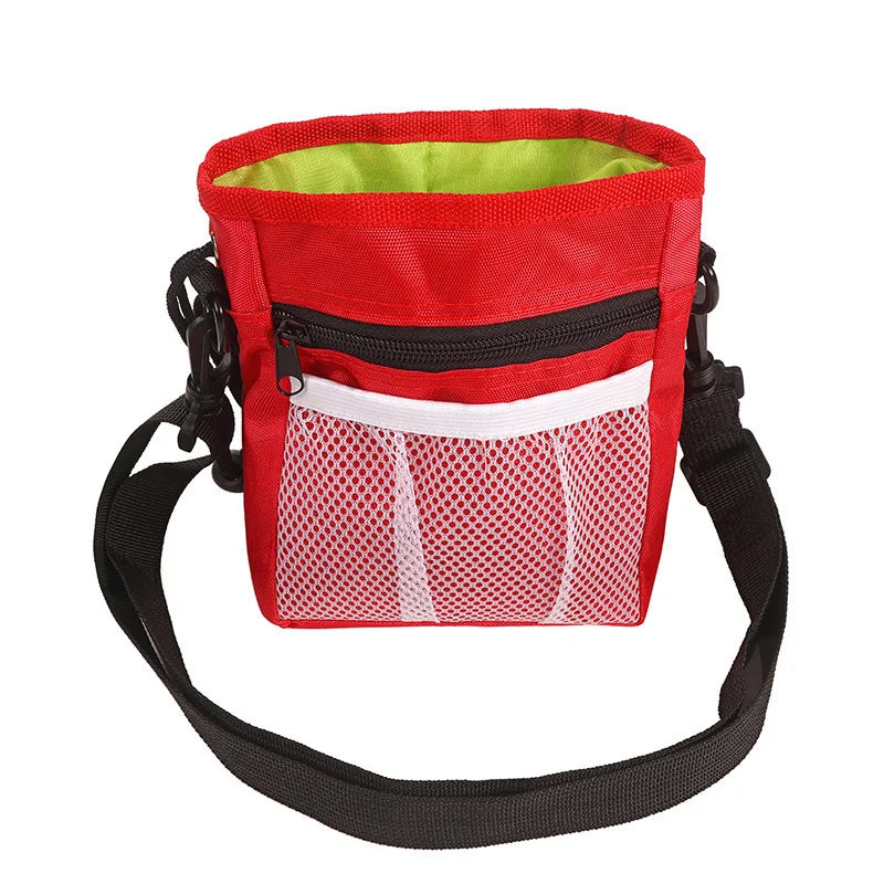 Portable Foldable Dog & Cat Training Treat Pouch Waist Bag – Hands-Free Oxford Snack Carrier (18 x 14 x 6 cm / 7.1 x 5.5 x 2.4 in)