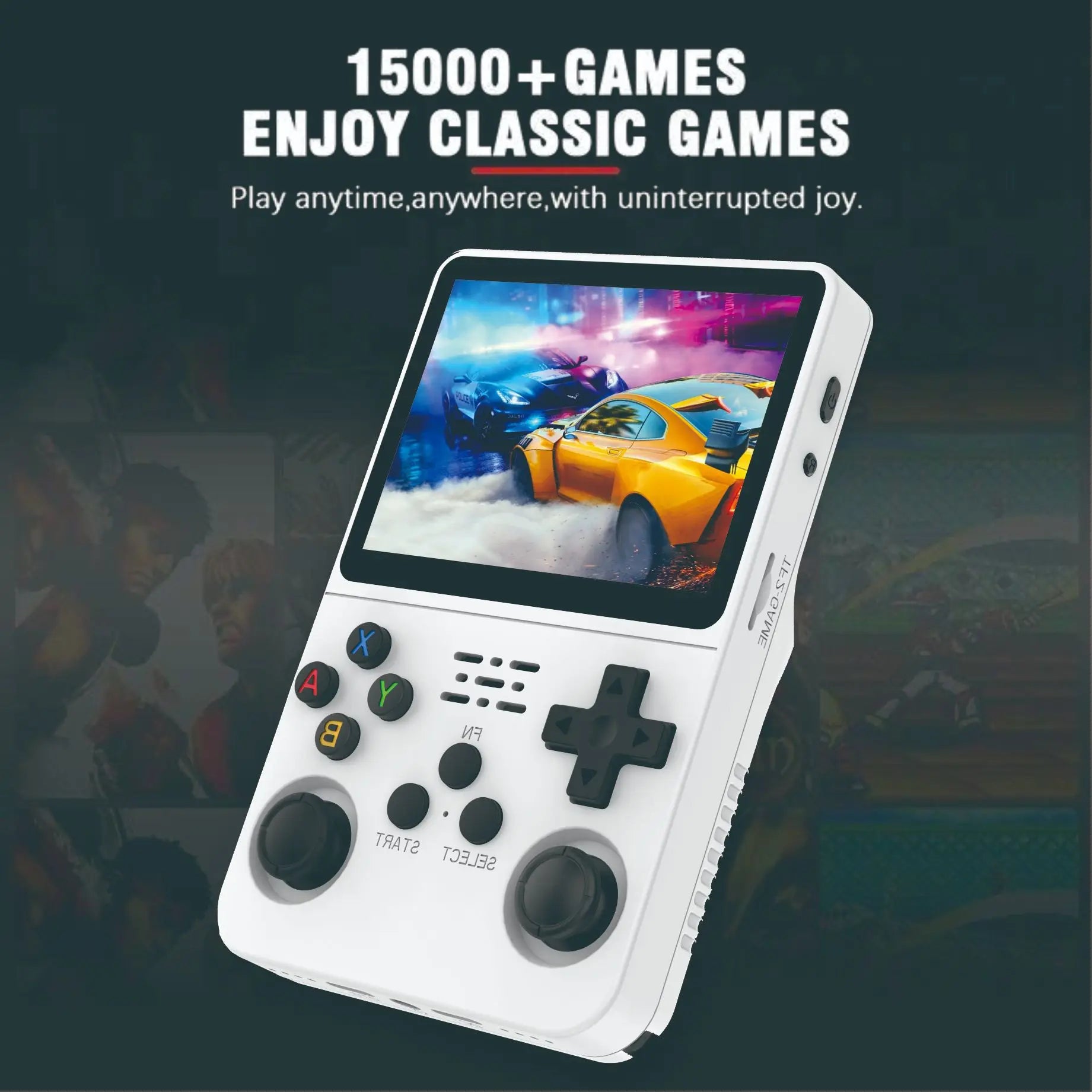 Retro Handheld Game Console 3.5-Inch (8.9 cm) IPS Screen, 128GB Preloaded with 20,000 Games, Portable Linux Pocket Player