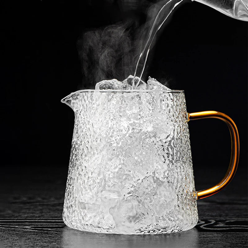 Heat-Resistant Borosilicate Glass Teapot 450 mL (15.2 oz) — Kung Fu Tea Kettle for Puer, Coffee & Office