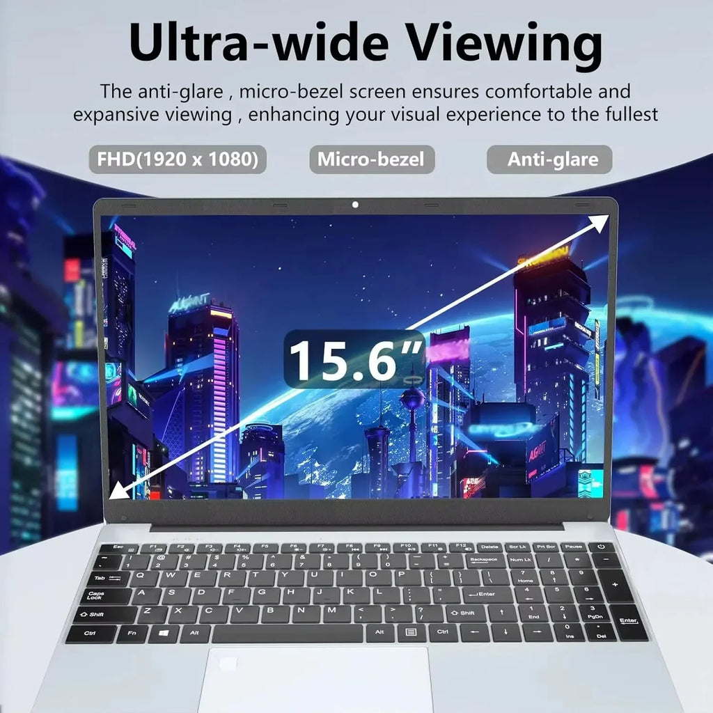 15.6" (39.6 cm) Laptop - Intel Core i7, 16GB RAM, 1TB SSD, Windows 11, Fingerprint Reader, Full HD Notebook