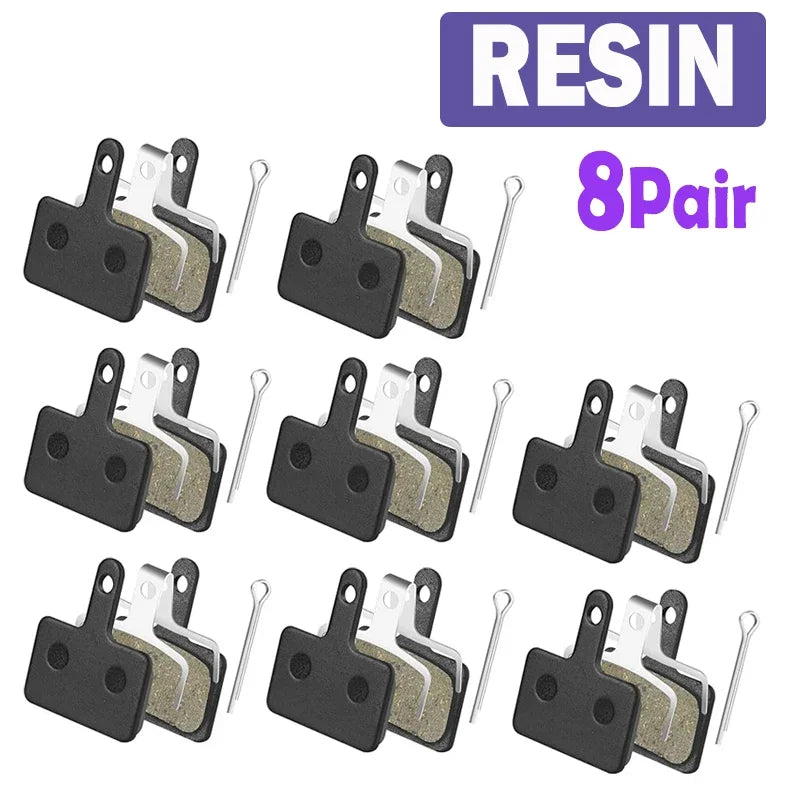 Resin Hydraulic Disc Brake Pads – Wear-Resistant MTB Brake Pads, Universal Fit for Hydraulic Disc Calipers