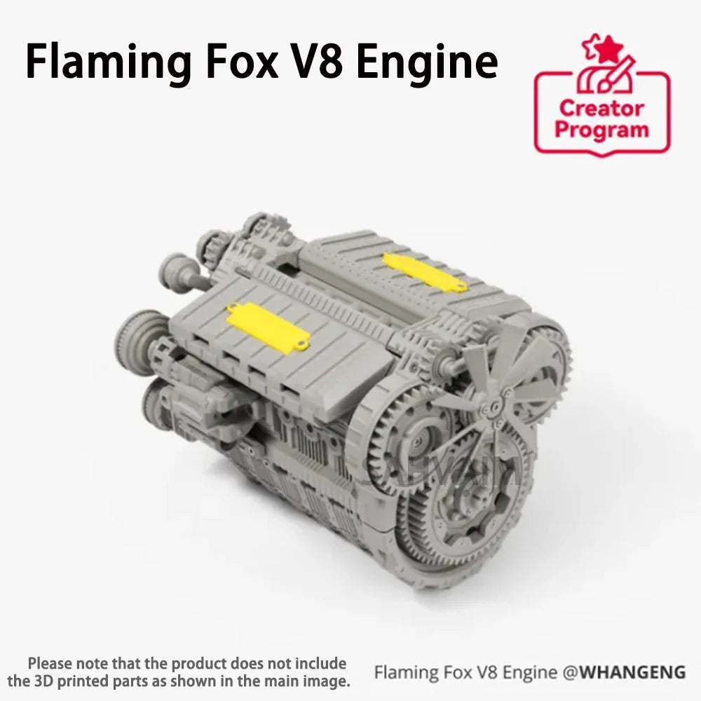 DIY 3D Printing Model Kit – Aviation Engine, Wireless Mouse & LED Light Parts for Makers