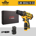 Cordless Drill 12V/16.8V/21V Rechargeable Electric Screwdriver - 2-Speed Lithium Battery Multi-Function Power Tool