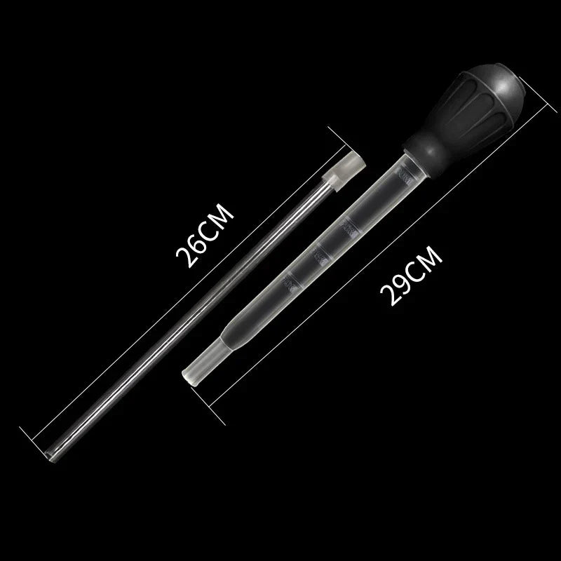 Aquarium Siphon Pipette Fish Tank Vacuum Cleaner – Water Changer, 11.4/17.7/21.3 in (29/45/54 cm), 30/40/50 ml (1.0/1.4/1.7 fl oz)