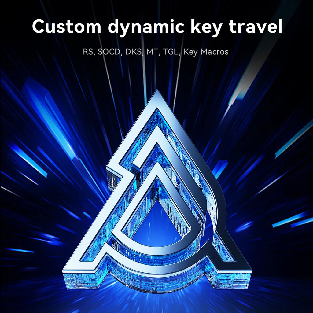 68‑Key 60% Magnetic Switch Mechanical Gaming Keyboard – Hot‑Swappable, 0.01mm Rapid Trigger, RGB Backlight, Wired USB