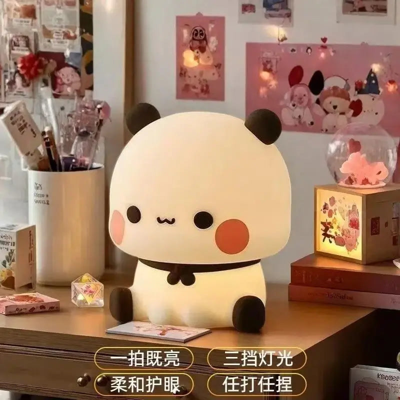 Crayon Shin-Chan Patting Night Light Soft Eye-Protecting Bedside Rechargeable Lamp