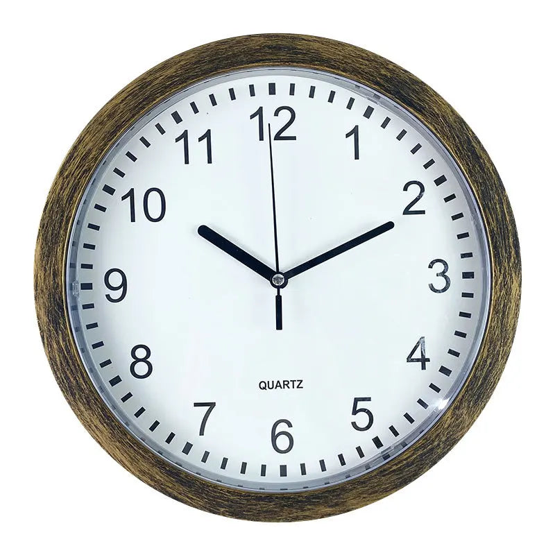 Hidden Stash Wall Clock Safe — Silent Decorative Clock with Concealed Compartment for Cash, Jewelry & Keys