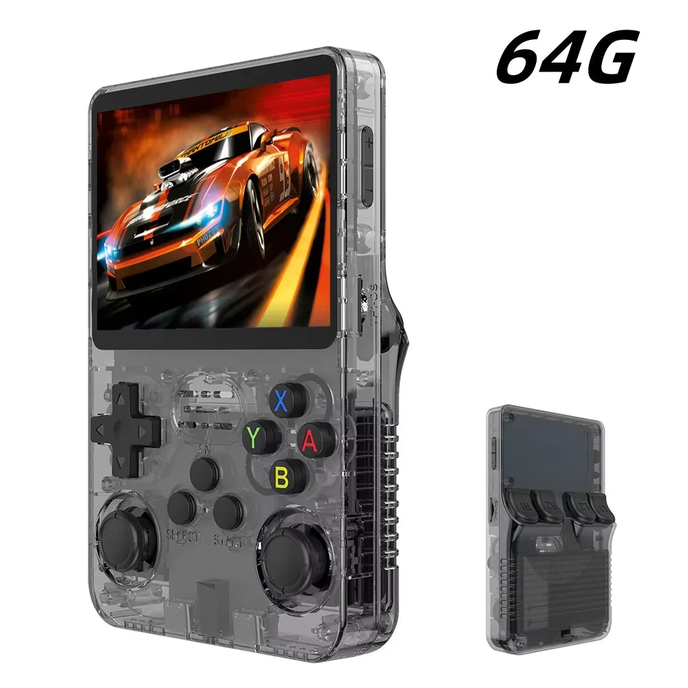 Retro Handheld Game Console 3.5-inch IPS | 15,000+ Games | Linux Portable Pocket Player | Dual RAM | 64GB/128GB