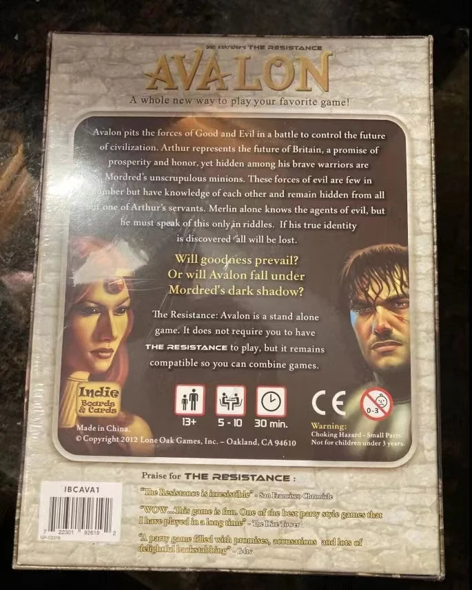 The Resistance: Avalon Card Game – Social Deduction Party Game for 5-10 Players, Ages 13+, 30 Minutes