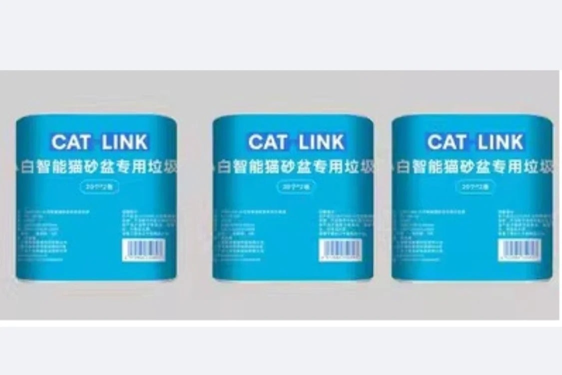 Cat Litter Deodorizing Gel & Disposable Bag for Small Self-Cleaning Litter Boxes — White