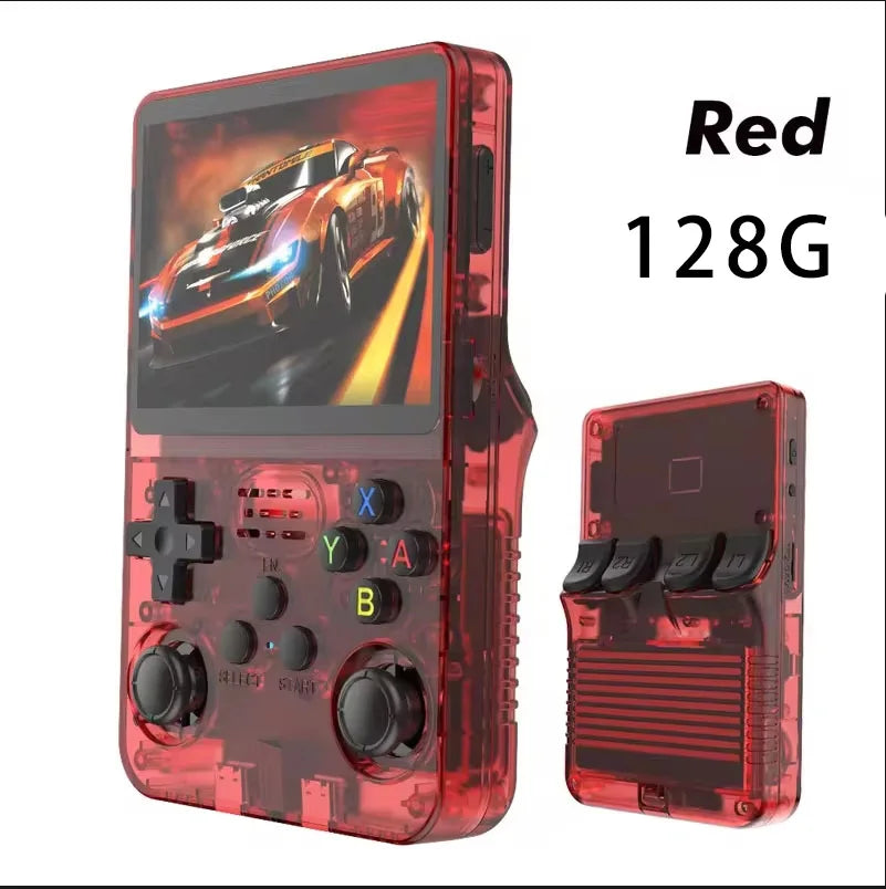 Classic Retro Handheld Game Console with ARKOS System — 3.5-Inch (8.9 cm) IPS, 15,000+ Games, 64-bit Linux, Portable Kids Gift