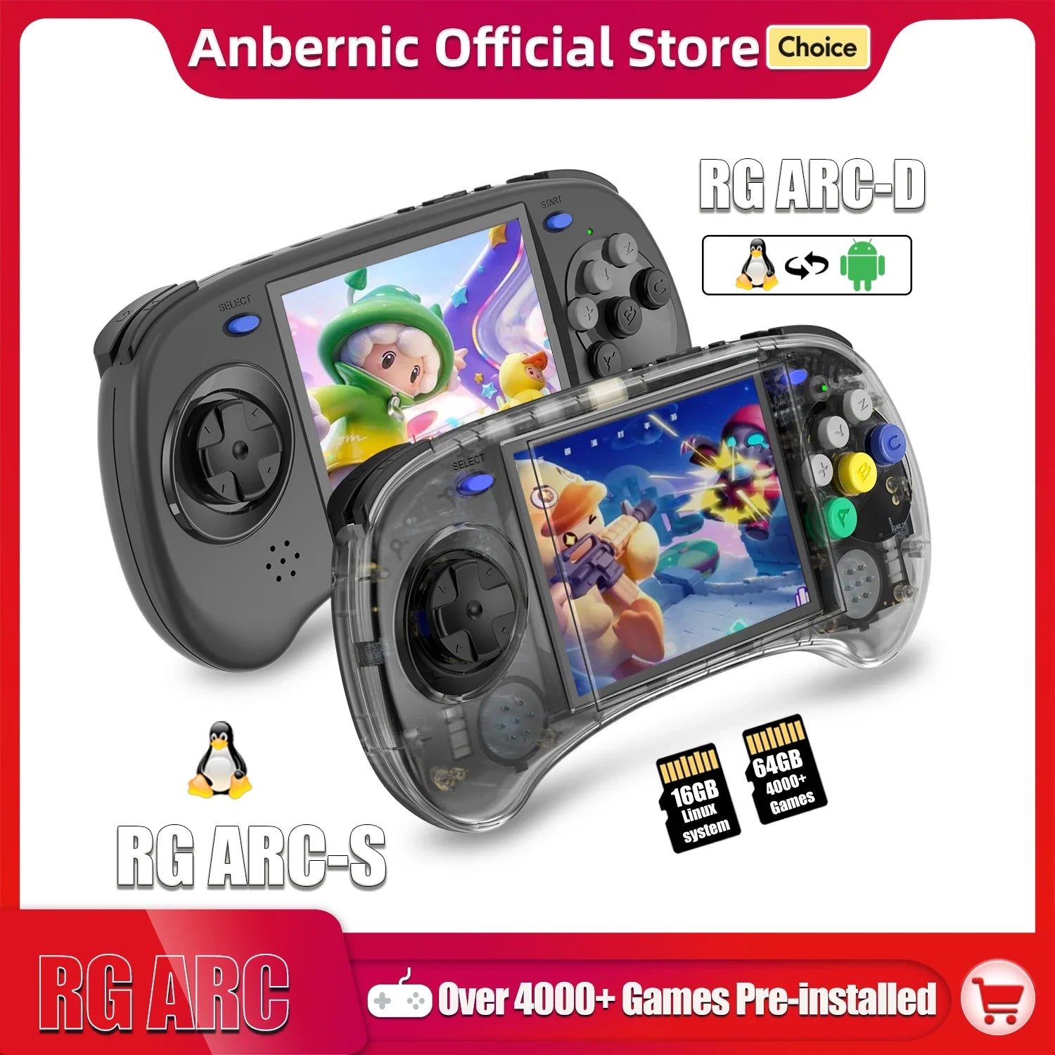 4.0-Inch Retro Handheld Game Console, 640x480 IPS Screen, RK3566 Linux Emulator, 3500mAh, HDMI, WiFi & Bluetooth