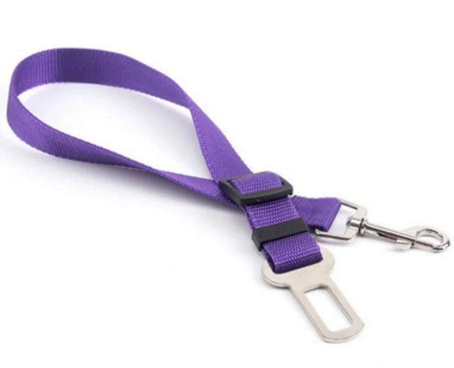 Adjustable Pet Car Seat Belt Harness for Dogs & Cats – Breakaway Travel Leash Restraint