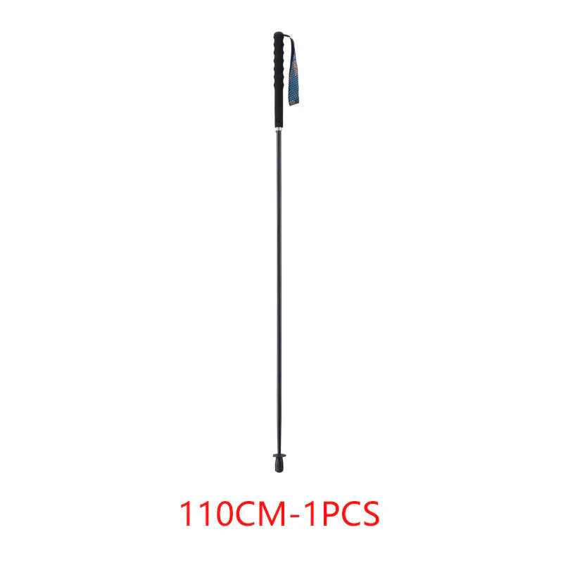 Ultralight Carbon Fiber Trekking Poles 5-Section Folding Anti-Shock Hiking and Walking Sticks 110/120/130 cm (43/47/51 in)