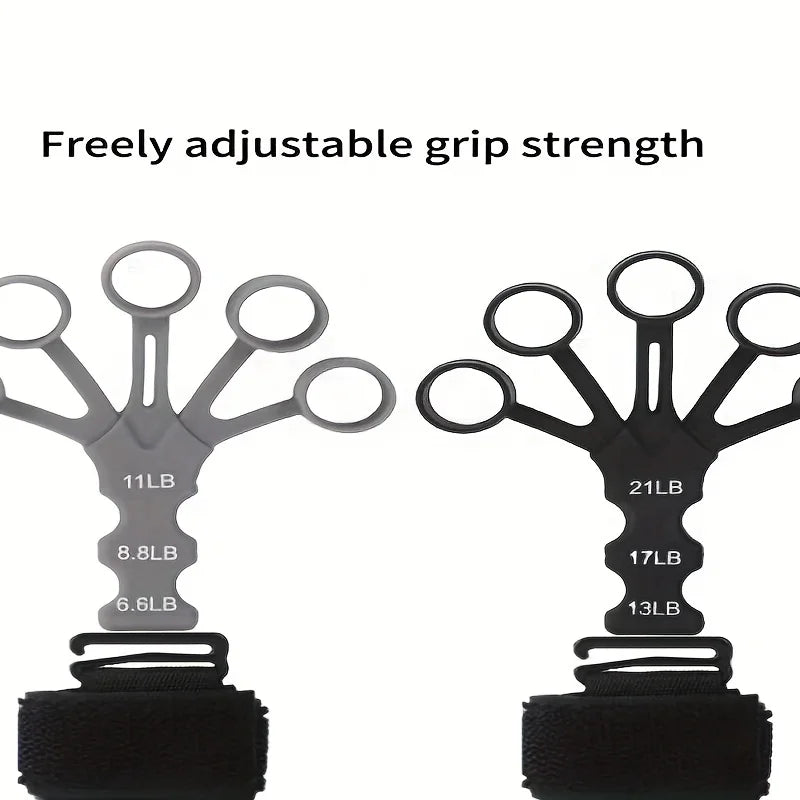 5-Finger Hand Trainer Wrist Puller – Ergonomic Finger & Hand Grip Strengthener for Wrist, Forearm and Muscle Toning