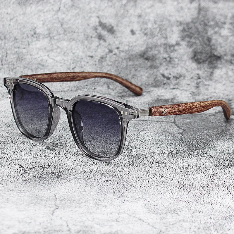 Men’s Vintage PC Frame Sunglasses - Classic Brand Driving Eyewear with Coating Lens