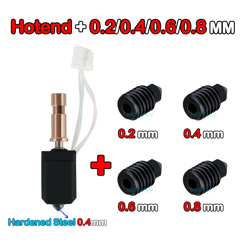 Ceramic Hotend Upgrade Kit for Kobra S1 & S1 Combo — 24V 48W 200K Thermistor Fast-Heating up to 300°C