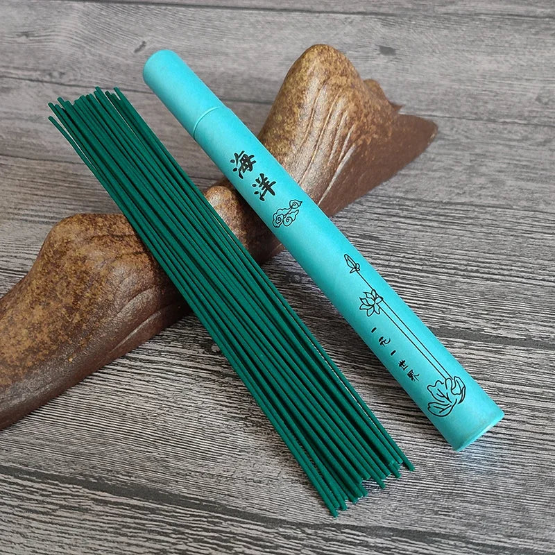 40-Pack Natural Sandalwood Incense Sticks — Lavender, Green Tea & Rose Aromas for Home, Meditation & Ceremony